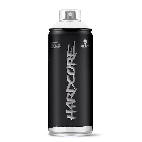 Montana Hardcore Spray Paint, White, Gloss, 11 oz EX014H9010 - main